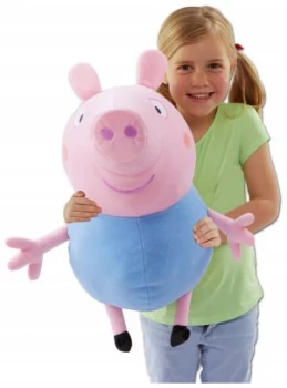 Image of Peppa Pig Giant Talking George Soft Toy