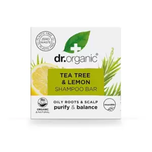 Image of Dr Organic Tea Tree & Lemon Shampoo Bar