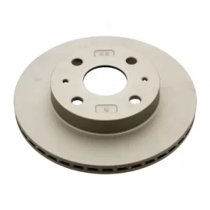 Image of Pair of Brake Discs 28443 by Febi Bilstein Front Axle