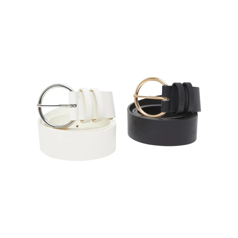 Image of Urban Classics Womens belt Urban Classics Basic (x2) Blanc Female L/XL