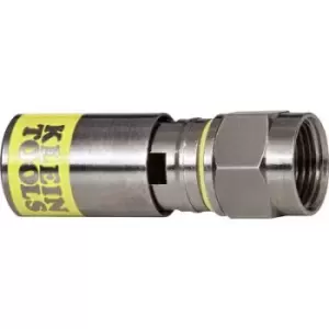Image of Klein Tools VDV812-606 Universal-F-compression connector RG6-R6Q, 10er-pack Klein Tools