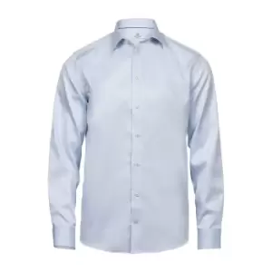 Image of Tee Jays Mens Luxury Comfort Fit Long Sleeve Oxford Shirt (M) (Light Blue)