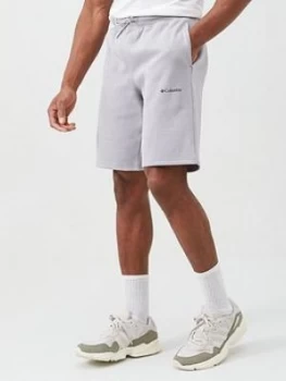 Image of Columbia Logo Shorts - Grey Heather