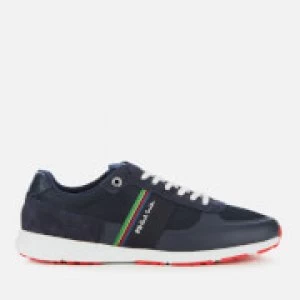 Image of Paul Smith Mens Huey Running Style Trainers - Dark Navy - UK 8