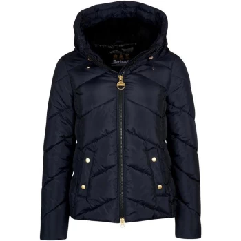 Image of Barbour International Motegi Quilt - Black