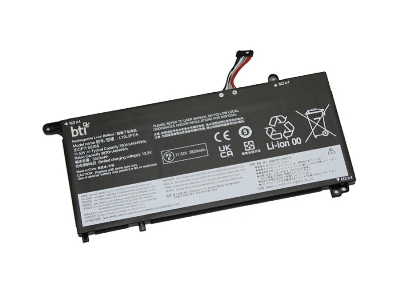 Image of BTI BTI L19D3PDA compatible 44Wh 3-cell battery for Lenovo THINKBOOK 14 G4 G5 L19D3PDA-BTI