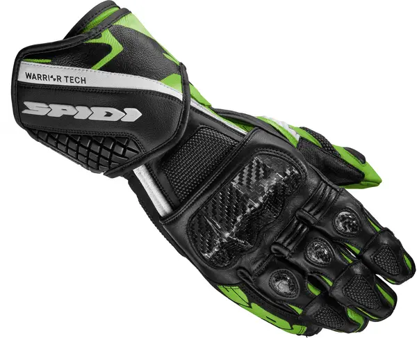 Image of Spidi Carbo 5 Black Kawasaki Green Size 3XL