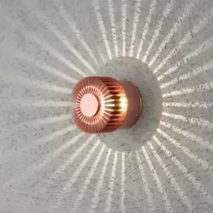 Image of Monza Outdoor Modern Wall Light Copper Anodised 3W High Power LED, IP54