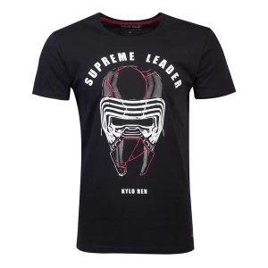 Image of Star Wars - Supreme Leader Kylo Ren Mens Medium T-Shirt - Black