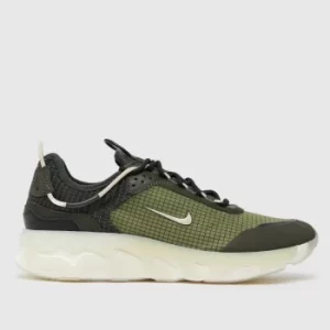 Image of Nike Khaki React Live Trainers