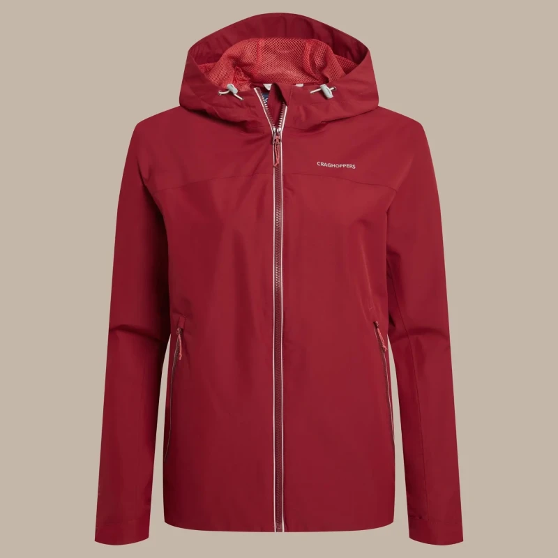 Image of Womens hiking jacket Craghoppers Solla Rouge Female 44
