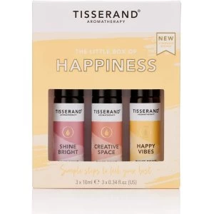 Image of Tisserand The Little Box of Happiness Roller Ball Kit Unisex 3x10ml