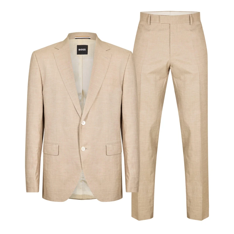Image of Boss H-Jeckson-2pcs-224 10271207 01 Suit Mens Light Beige male 38 (48)