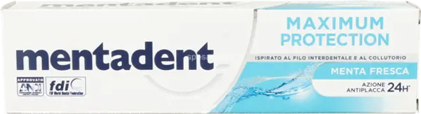 Image of Mentadent P Maximum Protection Menta Fresca Toothpaste 75ml