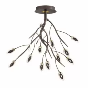 Image of Fellow Ceiling Light - Rust-Coloured - Wofi