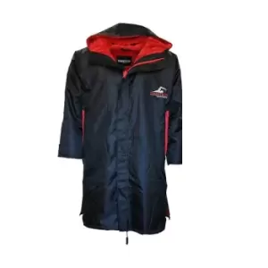 Image of SwimTech Parka Robe Black/Red Medium