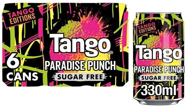 Image of Tango Paradise Punch 330ml Cans 6 Pack