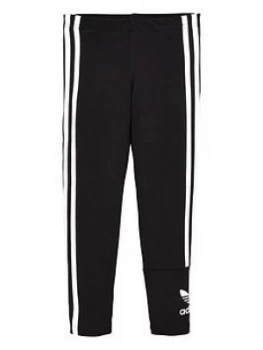Image of adidas Originals Lock Up Tights - Black, Size 3-4 Years, Women