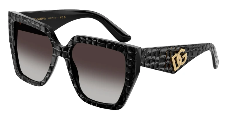 Image of Dolce & Gabbana 0Dg4438 Square Sunglasses - Black WUF8B Female