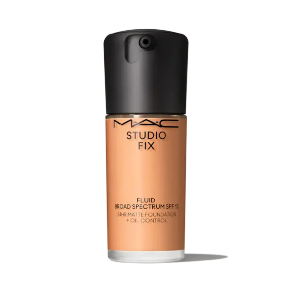 Image of MAC Studio Fix Fluid SPF 15 Foundation - C5 - Soft-Matte Finish - 24hr Medium-To-Full Coverage - 30ml - MAC Cosmetics