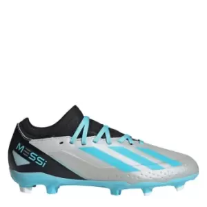 Image of adidas X.3 Junior Firm Ground Football Boots - Silver