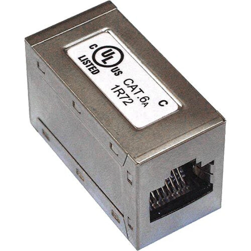 Image of Cablenet Cablenet Cat6a 10G RJ45 FTP Through Coupler 22-2139