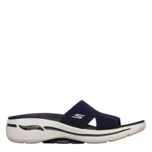 Image of Skechers Go Walk AF Womens Sandals - Blue