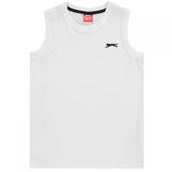 Image of Slazenger Sleeveless T-Shirt Junior Boys - White