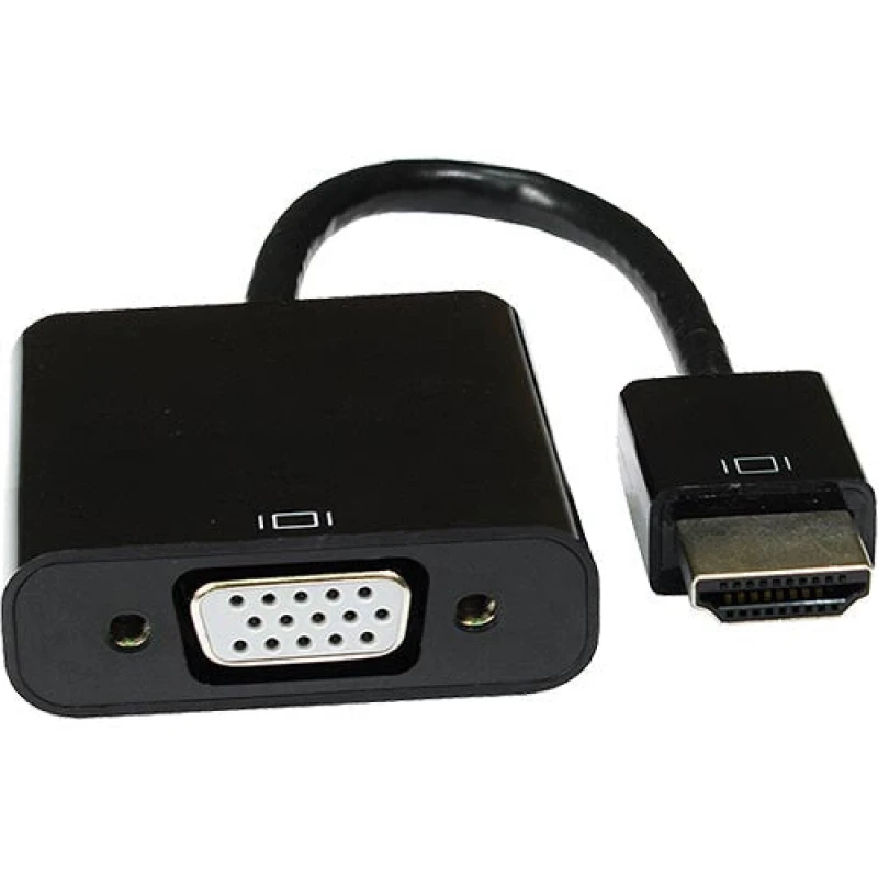 Image of Cablenet Cablenet HDMI 1.4b Male SVGA Female Passive Adaptor 1080p 60Hz+3.5mm Audio+USB 24-0209