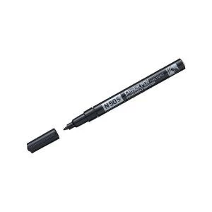 Image of Pentel N50S Permanent Bullet Marker Fine Black Pack of 12 N50S-A