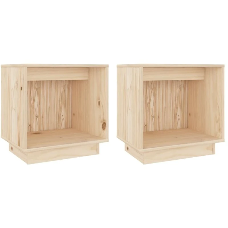 Image of VIDAXL Bedside Cabinets 2 pcs 40x30x40cm Solid Wood Pine Vidaxl 8720286841624