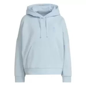 Image of adidas Spain Travel Hoodie Womens - Sky Tint / Shock Cyan / Team N