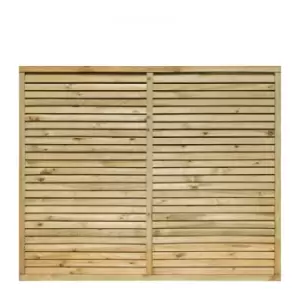 Image of 6X5 Cheshire Contemporary Screen - 3 Pack - Natural timber