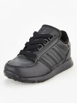 Image of adidas Originals Forest Grove Childrens Trainers - Black, Core Black, Size 2