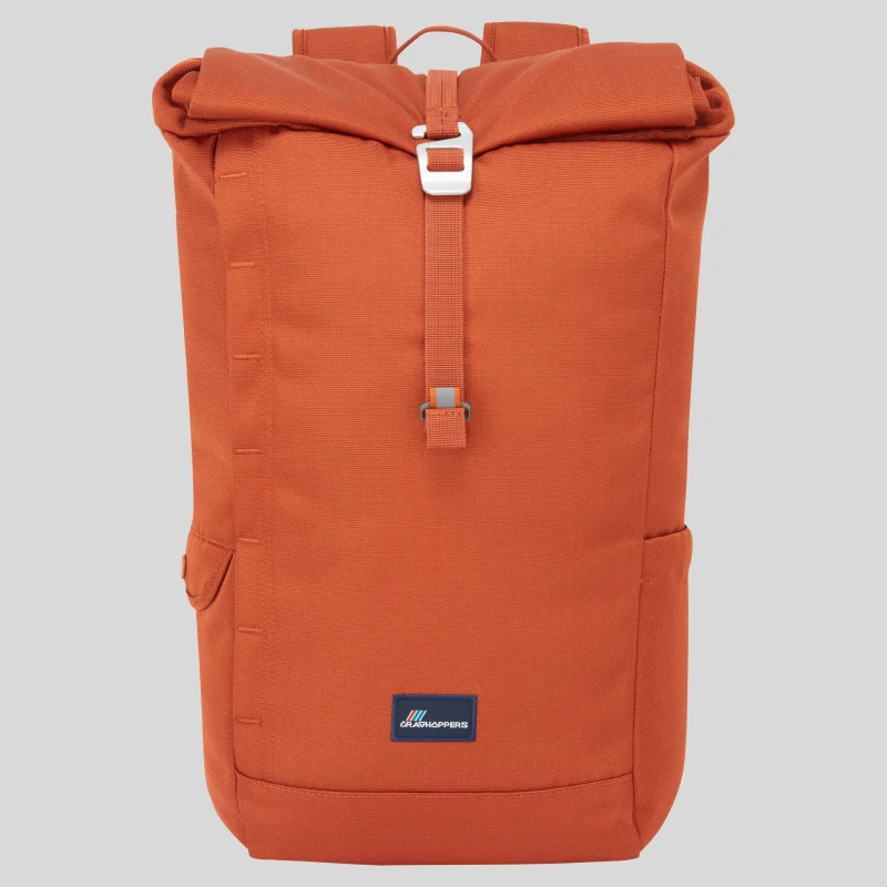 Image of Craghoppers Craghoppers 20L Kiwi Classic Rolltop Backpack in Light Red Light Red One Size Unisex 5063260114240
