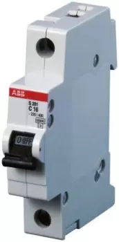 Image of Abb S201-C40 Circuit Breaker, Thermal Mag, 1 Pole