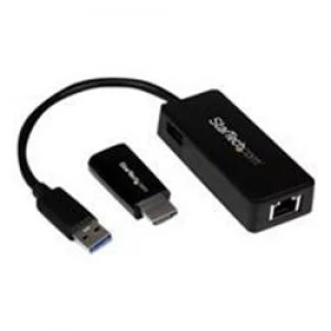 Image of StarTech.com HP Chromebook 14 HDMI to VGA and USB 3.0 Gigabit Ethernet Accessory Bundle