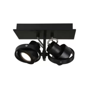 Image of Quatro Twin Spotlight Black Matt