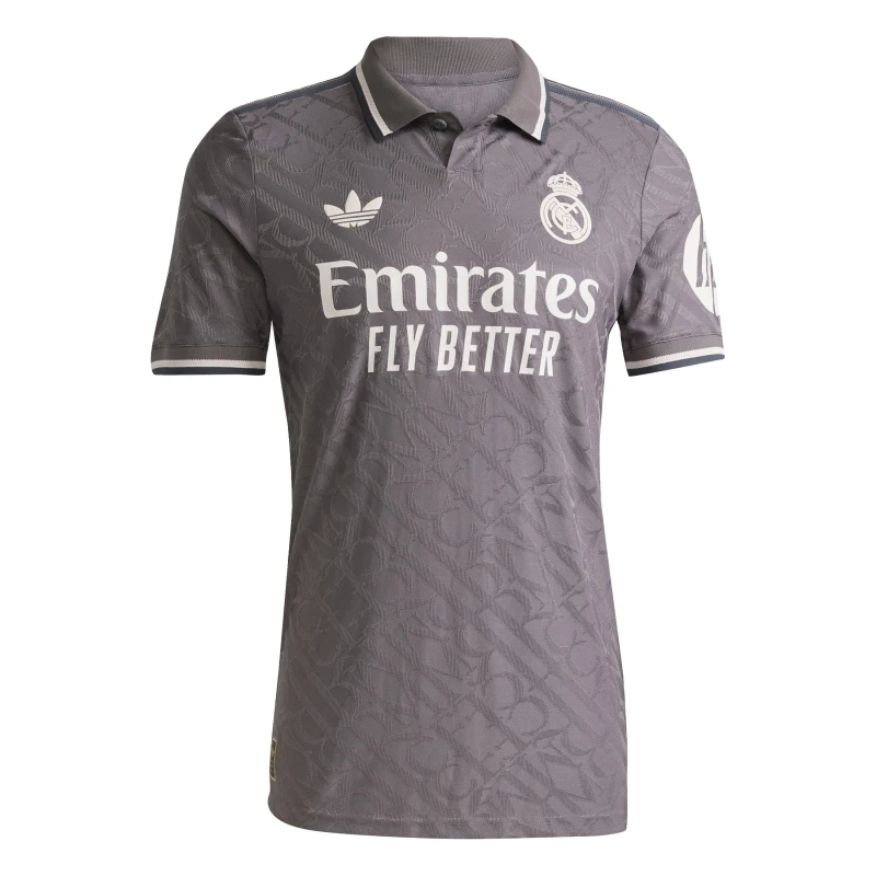 Image of adidas adidas Real Madrid Authentic Third Shirt 24/25 Charcoal male L