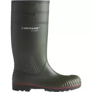 Image of Dunlop A442631 Actifort Heavy Duty Safety Wellington / Mens Boots / Safety Wellingtons (47 EUR) (Green) - Green