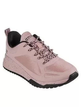 Image of Skechers Bobs Squad 3 Star Flight Trainers, Blush, Size 7, Women