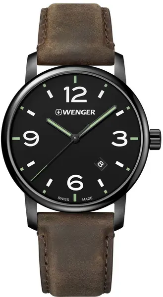 Image of Wenger Watch Urban Metropolitan Mens F - Black WG-568