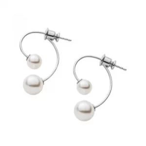 Image of Ladies Skagen Silver Plated Agnethe Earrings