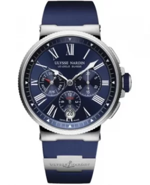 Image of Ulysse Nardin Marine Chronograph Mens Watch 1533-150-3/43 1533-150-3/43