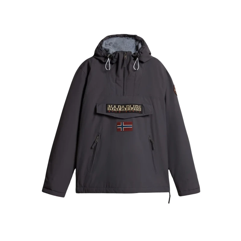 Image of Waterproof jacket with 2 pockets Napapijri Rainforest Gris Male M