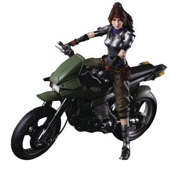 Image of Square Enix Final Fantasy VII REMAKE Play Arts Kai Set - Jessie & Motorcycle