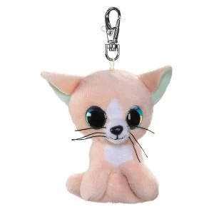 Image of Lumo Stars Mini Keyring - Cat Peach Plush Toy