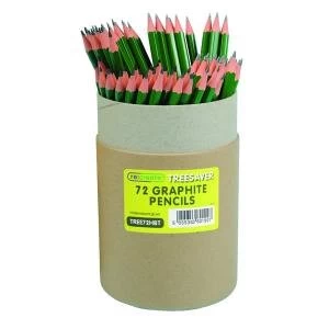 Image of Recreate Treesaver Recycled HB Pencil Pack of 72 TREE72HBT