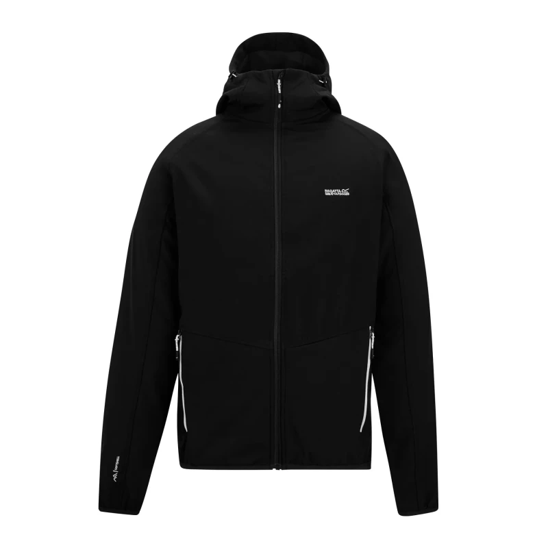 Image of Regatta Regatta Men Arec Softshell Jacket in Black Size: 3X-Large Black XXXL Male 5063516135975