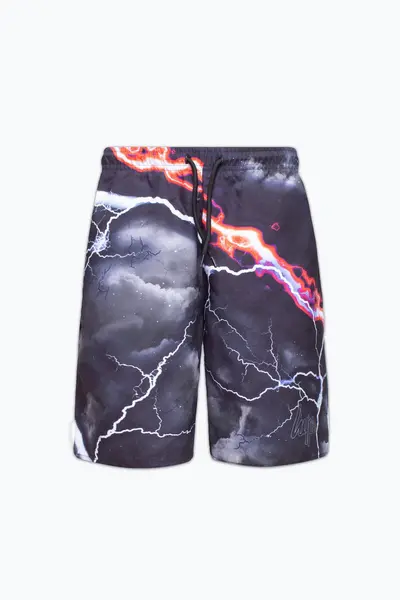 Image of Hype Script Swim Shorts Black